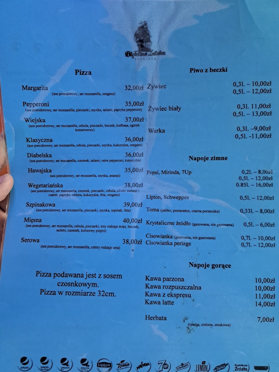 Menu Błękitna Zatoka-1